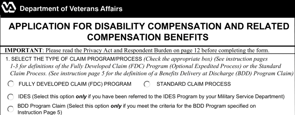 DoD Disability Forms and VA Disability Forms