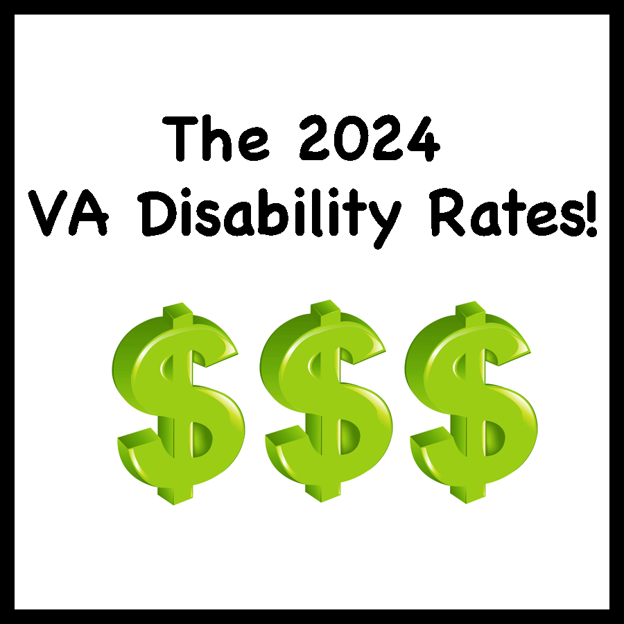 The 2024 VA Disability Rates are here! • Military Disability Made Easy